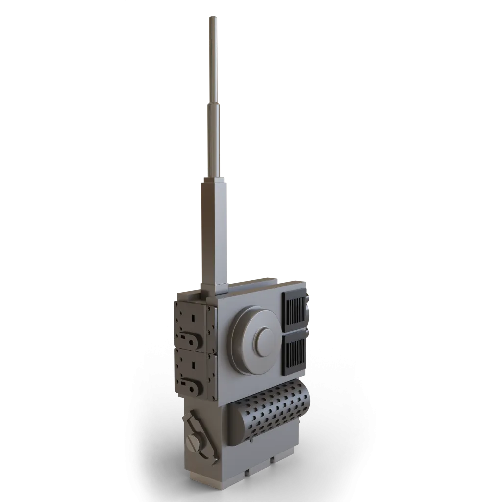 Rebel Soldier Hat Mounted Radio (sized for cosplay, based on Hoth scenes)