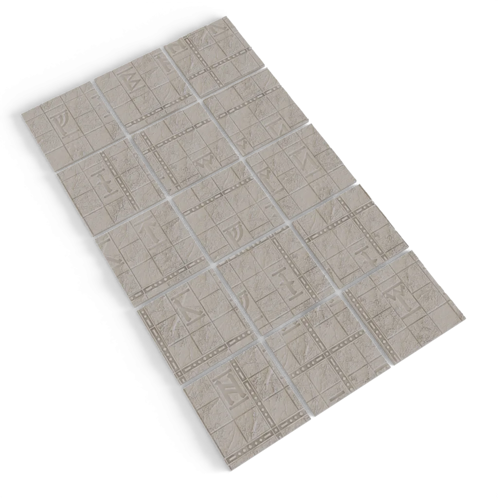 Dwarven Rune Base Toppers - for 40mm Square Bases