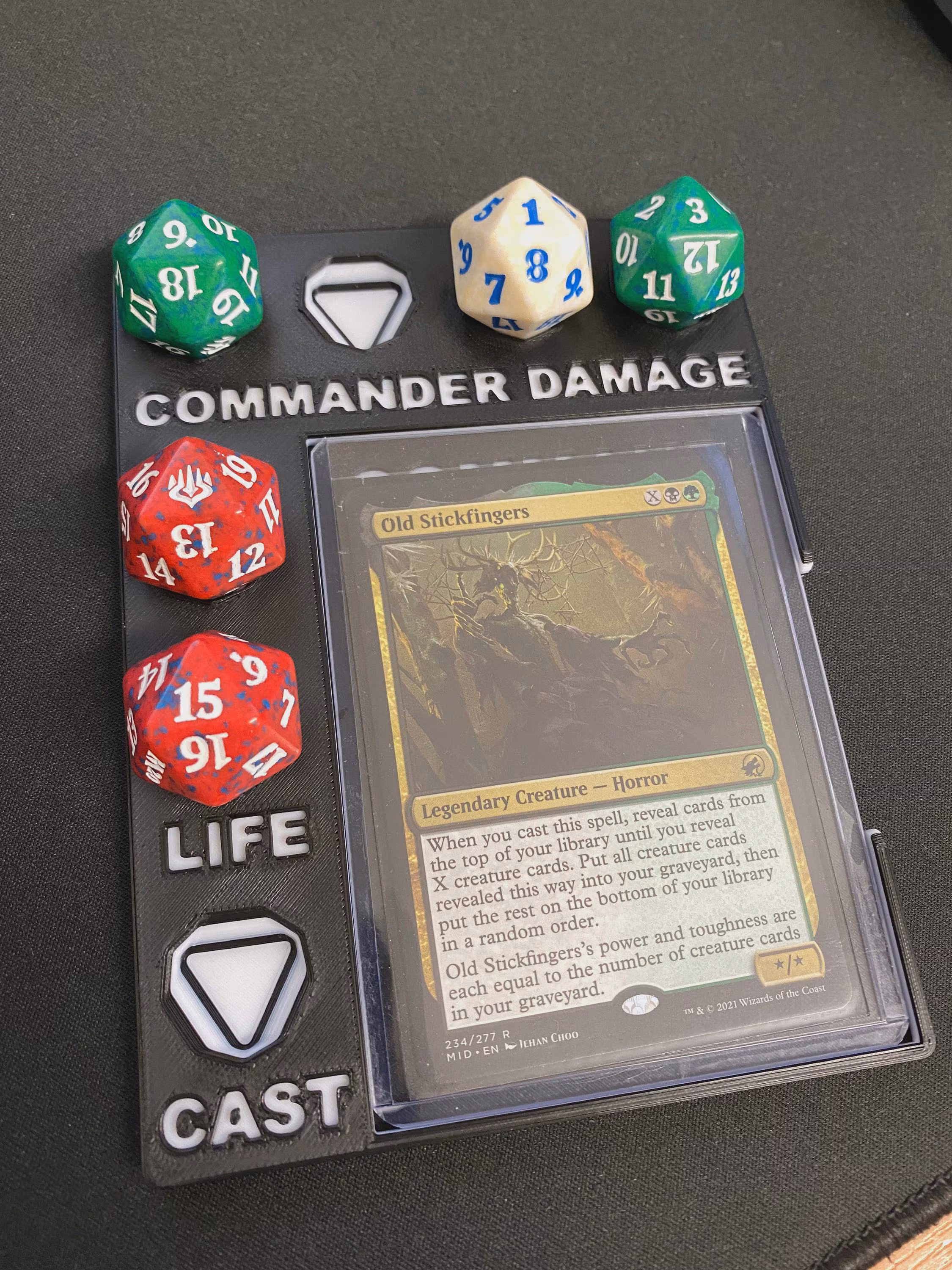 Commander EDH Command Zone Tray - Large