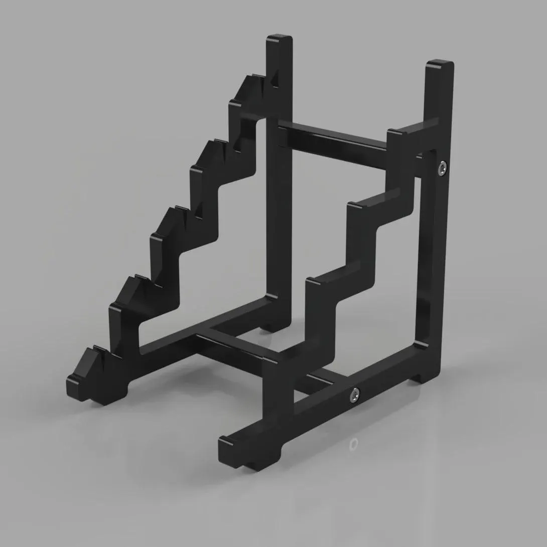 5 Shelf Slotted Display Stand for Open Bladed Knives
