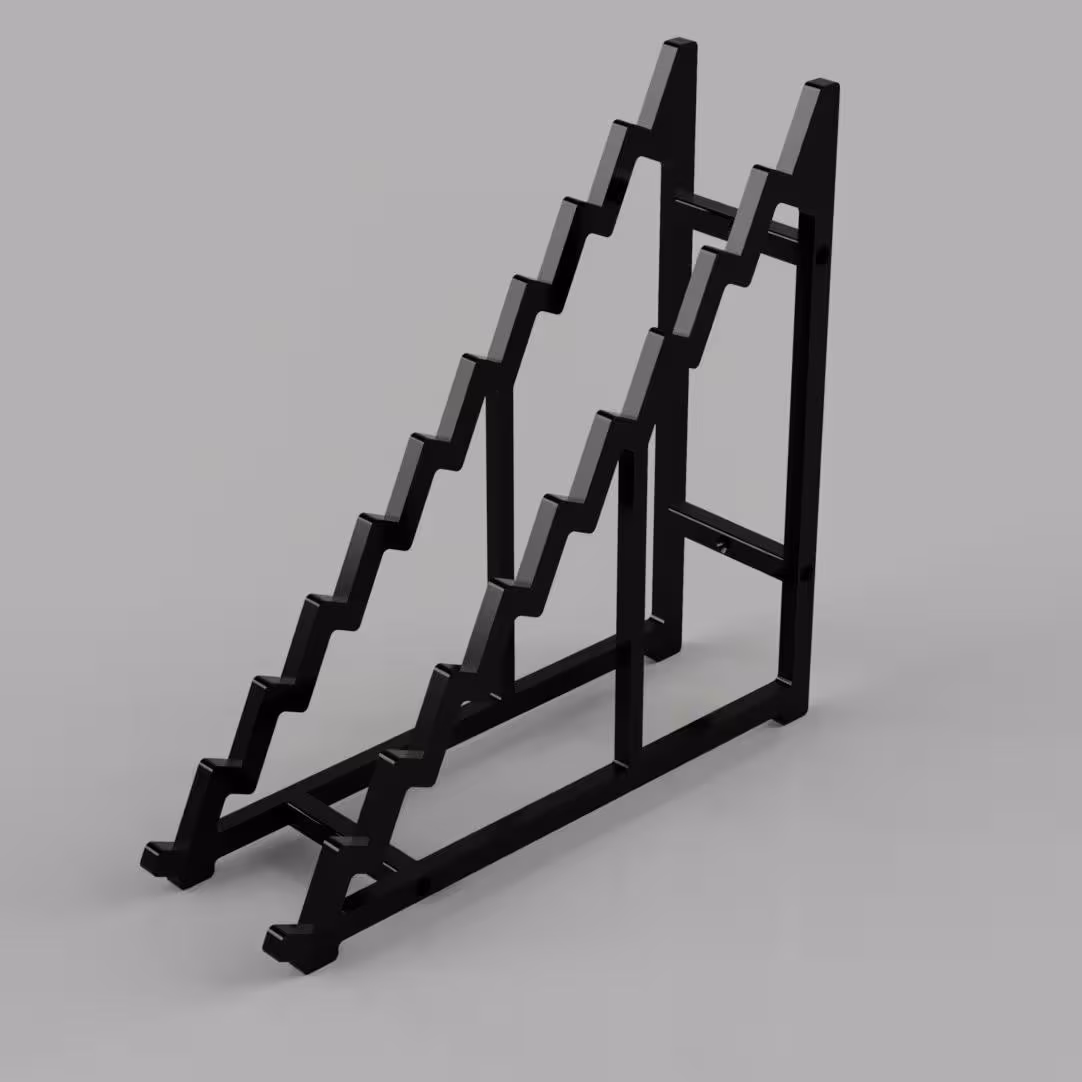 10 Slot Display Stand for Pocket Knives